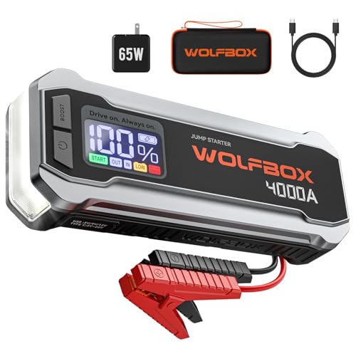 WOLFBOX MV24 Review: 4000A Jump Starter for 12V Vehicles