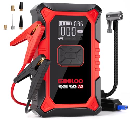 Gooloo A3 Jump Starter Review: 12V Power With Air Compressor