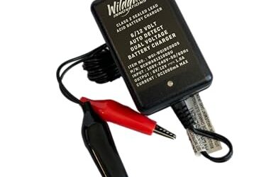 Battery Charger for 6 Volt Game Feeder Batteries