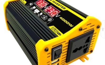 Best 12 Volt DC to 220 Volt AC Power Inverter for Vehicle Use