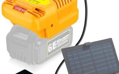 Best Solar Powered Battery Charger for DeWalt Power Tool Batteries: Off-Grid and Jobsite Solutions
