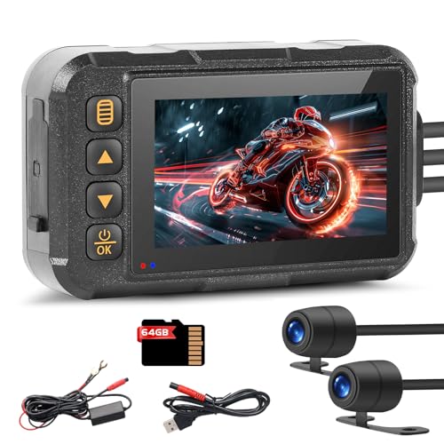 best motorcycle dash cam cameras (2026): 9 Picks