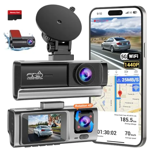best 2 channel dash cam that accepts 256gb sd cards (2026)