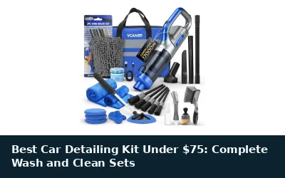 Best Car Detailing Kit Under $75: Complete Wash and Clean Sets