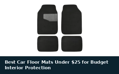 Best Car Floor Mats Under $25 for Budget Interior Protection