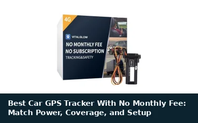Best Car GPS Tracker With No Monthly Fee: Match Power, Coverage, and Setup