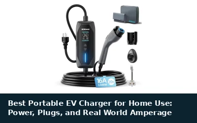 Best Portable EV Charger for Home Use: Power, Plugs, and Real World Amperage