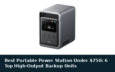 Best Portable Power Station Under $750: 6 Top High-Output Backup Units