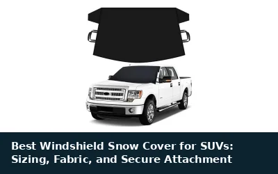 Best Windshield Snow Cover for SUVs: Sizing, Fabric, and Secure Attachment