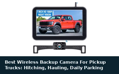 Best Wireless Backup Camera For Pickup Trucks: Hitching, Hauling, Daily Parking