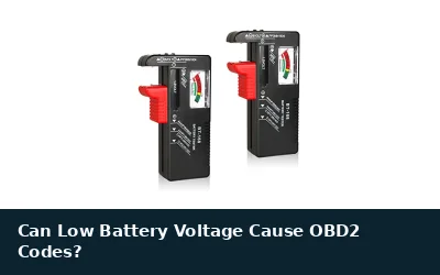 Can Low Battery Voltage Cause OBD2 Codes?