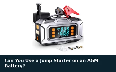 Jump-Starting an AGM Battery Safely