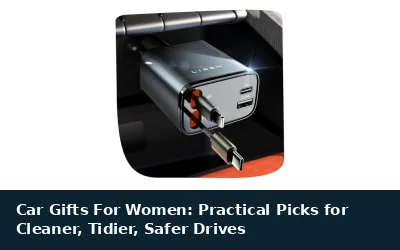 Car Gifts For Women: Practical Picks for Cleaner, Tidier, Safer Drives