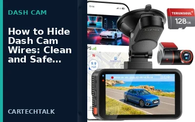 How to Hide Dash Cam Wires: Clean and Safe Cable Routing Guide