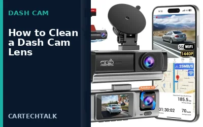 How to Clean a Dash Cam Lens