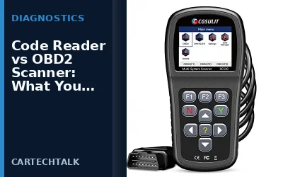 Code Reader vs OBD2 Scanner