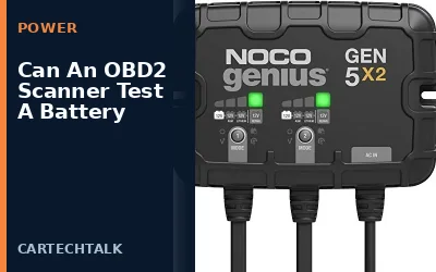 Can OBD2 Scanners Test Batteries?