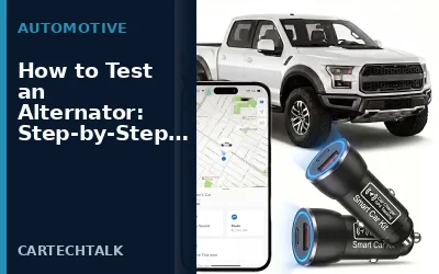 How to Test an Alternator: Step-by-Step Guide