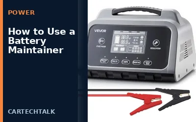 How to Use a Battery Maintainer