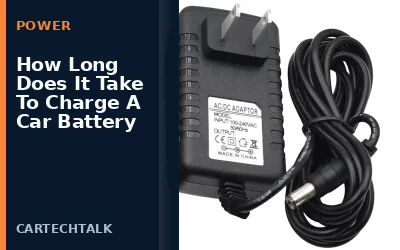 How Long Does It Take To Charge A Car Battery