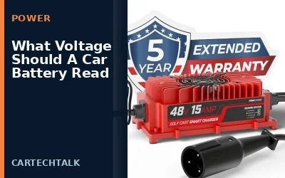 What Voltage Should A Car Battery Read
