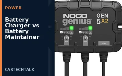 Battery Charger vs Battery Maintainer