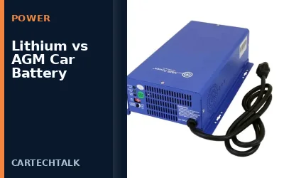 Lithium vs AGM Car Battery Comparison