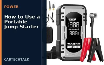 How to Use a Portable Jump Starter