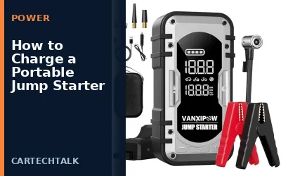 How to Charge a Portable Jump Starter