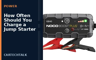 How Often Should You Charge a Jump Starter
