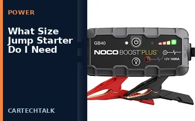 What Size Jump Starter Do I Need?