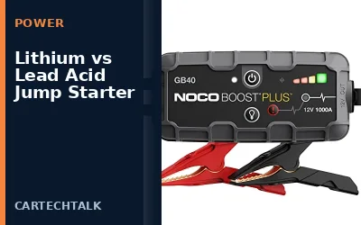 Lithium vs Lead Acid Jump Starter