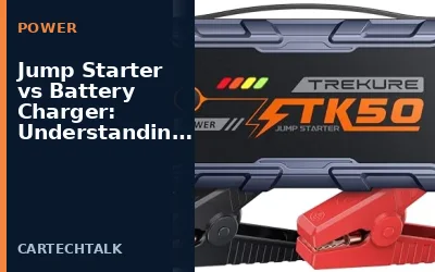 Jump Starter vs Battery Charger