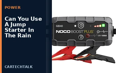 Can You Use A Jump Starter In The Rain