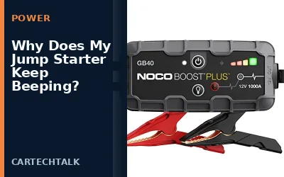 Why Does My Jump Starter Keep Beeping