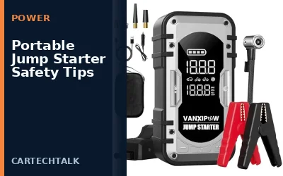 Portable Jump Starter Safety Tips