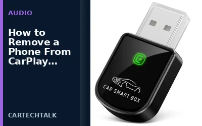 How to Remove Phone from CarPlay