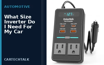 What Size Inverter Do I Need For My Car