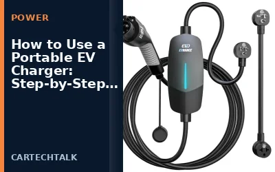How To Use A Portable EV Charger