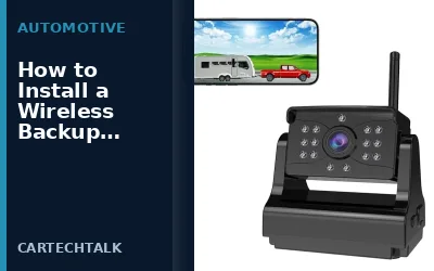 How to Install a Wireless Backup Camera
