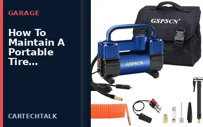 How To Maintain A Portable Tire Inflator