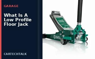 What Is A Low Profile Floor Jack