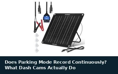 Does Parking Mode Record Continuously?