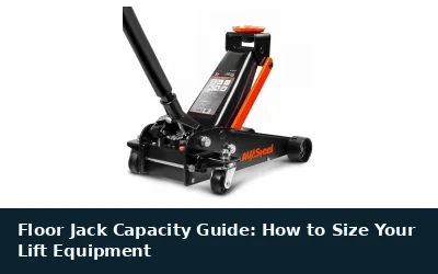 Floor Jack Capacity Guide: How to Size Your Lift Equipment