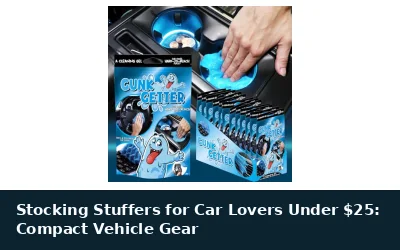 Stocking Stuffers for Car Lovers Under $25: Compact Vehicle Gear
