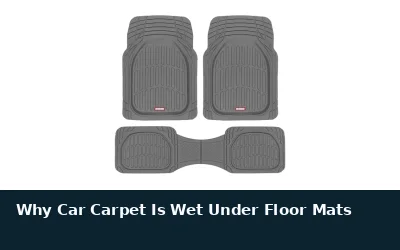 Why Car Carpet Gets Wet Under Floor Mats