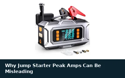Why Jump Starter Peak Amps Mislead